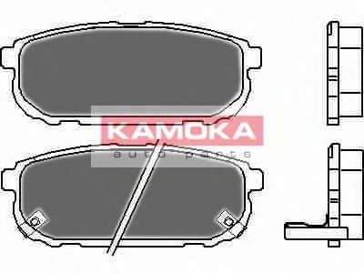 Комплект тормозных колодок, дисковый тормоз KAMOKA JQ1013472 (фото 1)