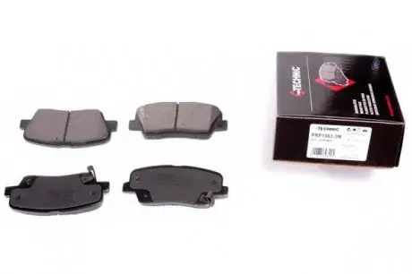 Гальмівні колодки дискові зад. Hyundai Santa Fe 2.2 CRDi 12- PROTECHNIC PRP1563-3M (фото 1)