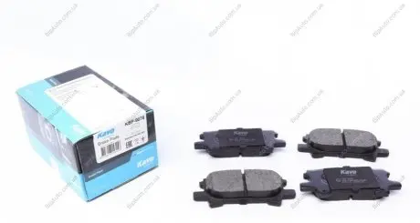 Комплект тормозных колодок, дисковый тормоз PARTS KAVO KBP9078