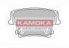 Комплект тормозных колодок, дисковый тормоз KAMOKA JQ101132