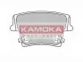 Комплект тормозных колодок, дисковый тормоз KAMOKA JQ101132