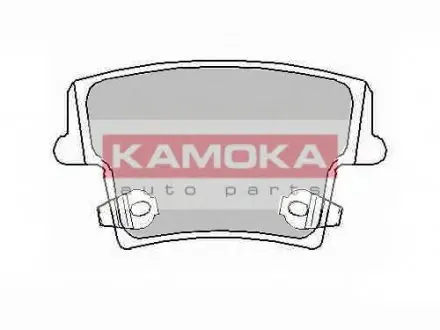Комплект гальмівних колодок, дискове гальмо KAMOKA JQ101132 (фото 1)