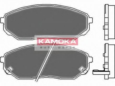 Комплект тормозных колодок, дисковый тормоз KAMOKA JQ101115 (фото 1)