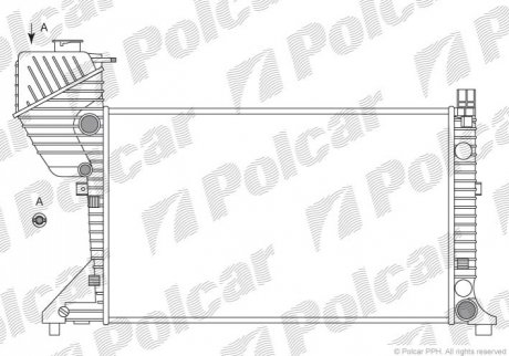 Радіатор охолодження Polcar 506308A1 (фото 1)