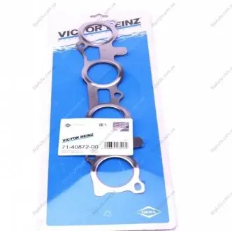 Прокладка коллектора двигателя металлическая 71-40872-00 VICTOR REINZ 714087200