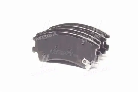 Тормозные колодки дисковые перед. Mazda 6 2.0/2.0D/2.3 02-07 A.B.S. 37381