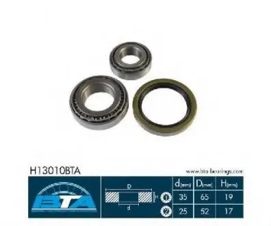 Подшипник ступицы перед. Ford Econovan/Mazda E2000/2200 85- BTA H13010BTA