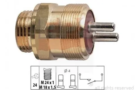 Вимикач заднього ходу 1 860 128 EPS 1860128