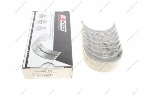 Фото 1 - підшипники ковзання шатунні CR4154CP 020 King CR4154CP020 Підшипники ковзання шатунні CR4154CP 020 King CR4154CP020 (фото 1)