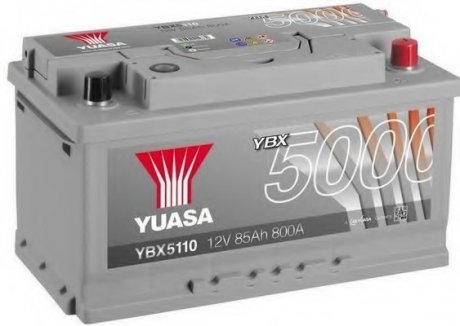 Стартерная аккумуляторная батарея YUASA YBX5110