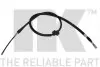 Трос ручных тормозов левый (барабанный) Audi 80 1.6-1.9 86-91 904766