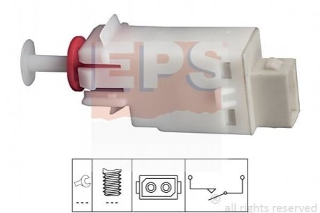 Вимикач ліхтаря стоп сигнала EPS 1.810.123 (фото 1)