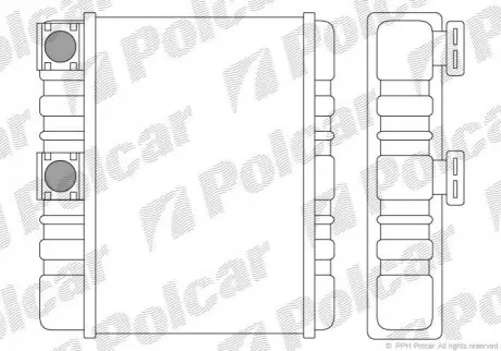 Радиаторы обогрева Polcar 2008N8-2