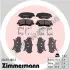 Комплект тормозных колодок, дисковый тормоз ZIMMERMANN 256921802 (фото 5)