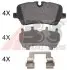 Тормозные колодки диск. Range Rover IV 3.0D-5.0 12- 37981