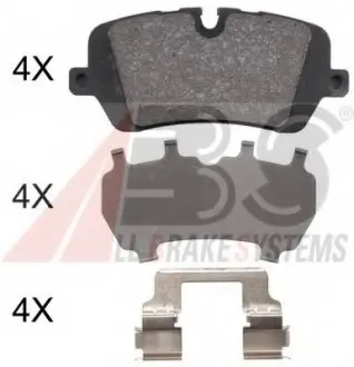 Тормозные колодки диск. Range Rover IV 3.0D-5.0 12- A.B.S. 37981 (фото 1)