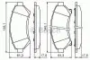 Гальмівні колодки дискові BOSCH 0986424466 0 986 424 466