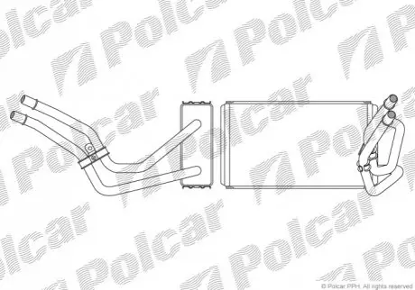 Радиаторы обогрева Polcar 3247N8-2