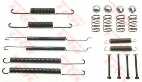 Комплектующие, тормозная колодка TRW SFK280