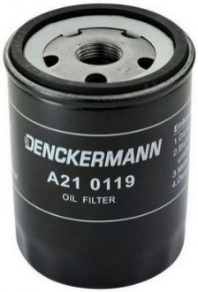 Фильтр масляный Opel Agila 1.0 12V, 1.2 16V 00.09- +ABS Denckermann A210119 (фото 1)