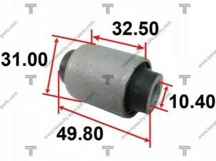 Сайлентблок переднего рычага задний L=R TENACITY AAMHO1032