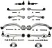 К-т рычагов с наконечником. (конус 21-24.5mm) VW Passat B5 D200001