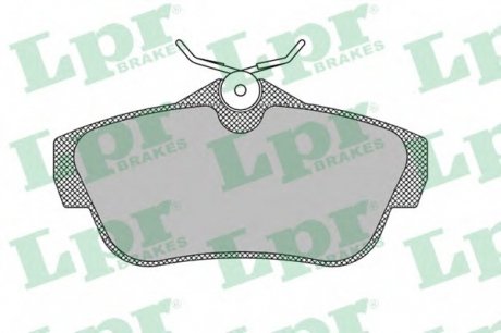 Комплект тормозных колодок, дисковый тормоз LPR 05P1460