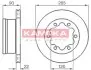 Диск гальмівний Mercedes Sprinter задній (пр-во KAMOKA) 103382