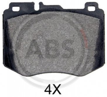 Комплект тормозных колодок, дисковый тормоз A.B.S. 35064