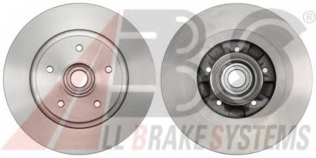 Тормозные диски с подшипником (с антикоррозионным покрытием)) A.B.S. 17981C (фото 1)