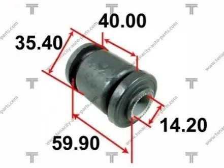 Сайлентблок переднего рычага передний L=R TENACITY AAMTO1028