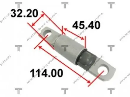 Сайлентблок переднего рычага передний L=R TENACITY AAMNI1057