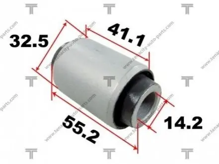 Сайлентблок переднего рычага передний L=R TENACITY AAMNI1012