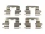 Монтажный комплект дисковых колодок QUICK BRAKE 1091741