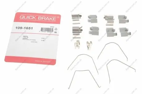 Монтажный комплект дисковых колодок QUICK BRAKE 1091651