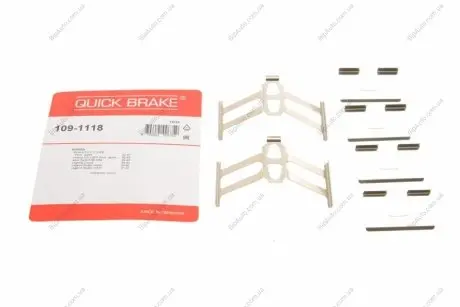 Монтажный комплект дисковых колодок QUICK BRAKE 1091118