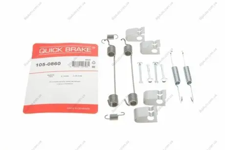 Монтажный комплект барабанных колодок QUICK BRAKE 1050860