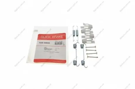 Монтажный комплект барабанных колодок QUICK BRAKE 1050808