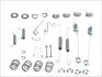 Комплект пружинок колодок ручника Ford Transit 80-120 86-91 (228X44) QUICK BRAKE 105-0641 1050641