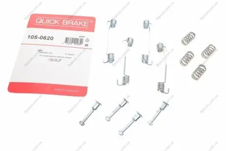 Монтажный комплект барабанных колодок QUICK BRAKE 1050620