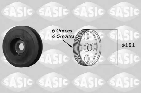 Шків колінвалу SASIC 2156008