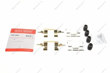 Монтажный комплект дисковых колодок QUICK BRAKE 1091842