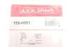 Комплект пружинок колодок стояночного гальма 105-0003 QUICK BRAKE 1050003 (фото 2)