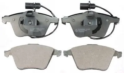 Тормозные колодки дисковые перед. Audi A6 01-, A8 03- Denckermann B110878
