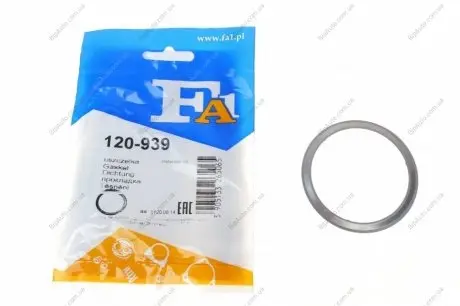 Прокладка глушителя Opel Astra J/Insignia 2.0CDTI 08- Fischer Automotive One (FA1) 120-939