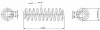 Пружина зад. Smart Forfour 1.1/1.3/1.5 01.04-06.12 SP3476