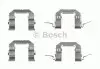 Комплектуючі, колодки дискового гальма BOSCH 1987474708
