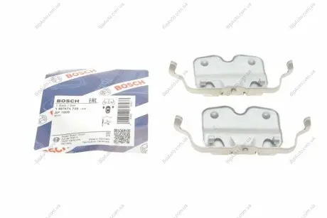 Комплектуючі, колодки дискового гальма BOSCH 1987474725