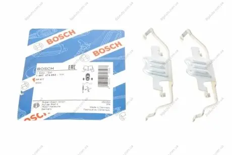 Гальмівні аксесуари (Монтажний комп-кт колодки) BOSCH 1987474693