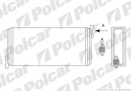 Радиаторы обогрева 5001N8-1 Polcar 5001N81
